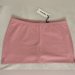 TNA Chill Pink Cotton Micro Mini Skirt Size Small